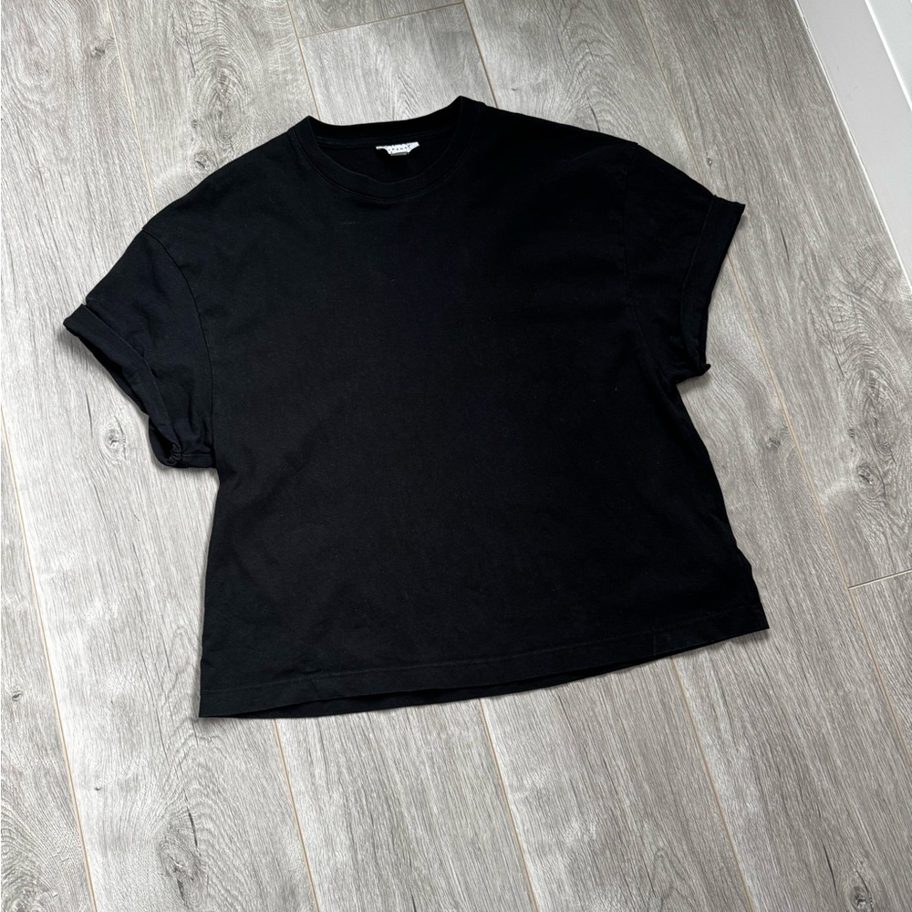 Topshop Black Short Sleeve Tee